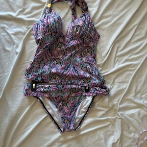 Victoria's Secret Multicolor Paisley Swimsuit